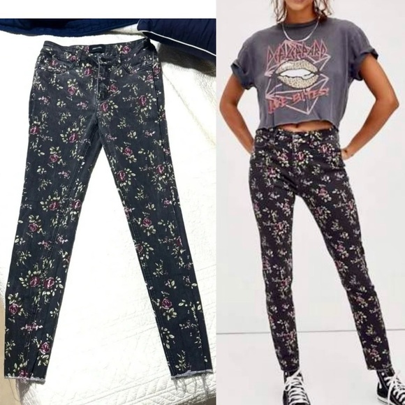 Driftwood Floral Jeans - Picture 1 of 3